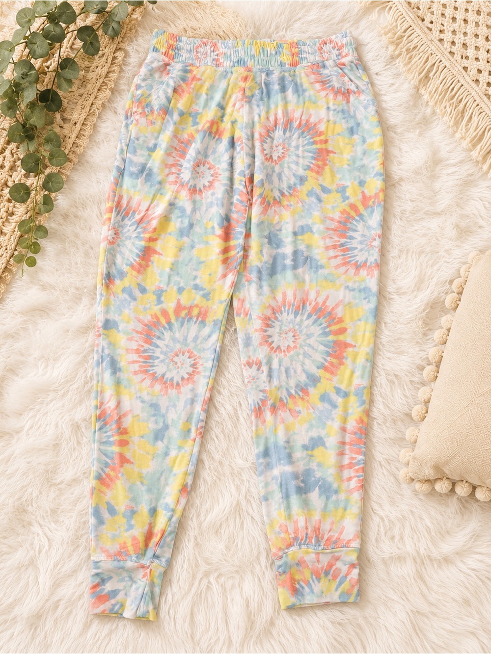 Koolaburra by UGG Pastel Tie-Dye Jogger Lounge Pants | Petite Small